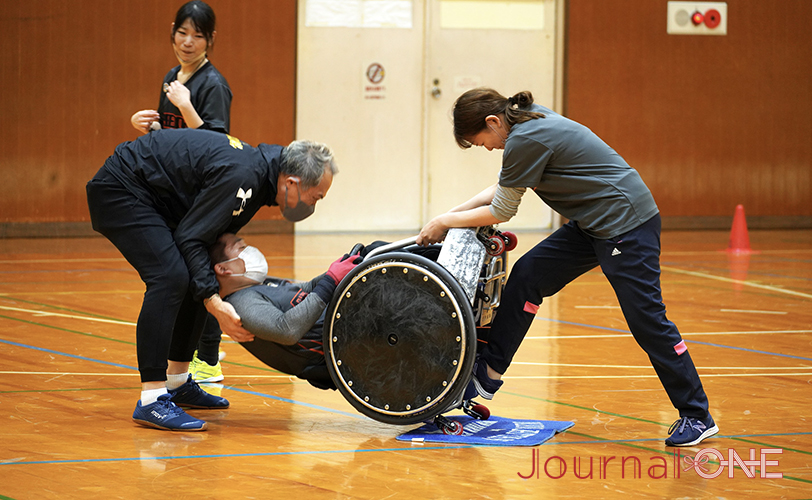 Wheelchair Rugby Freedom×AXE合同練習in高松市 -Journal-ONE撮影
