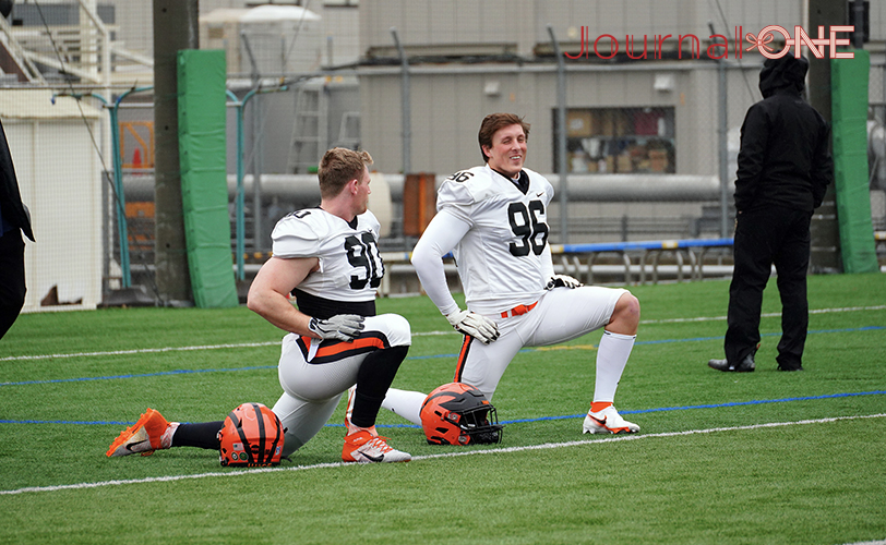 Football Japan U.S. DREAM BOWL 2023 Ivy League All-Star-Team DL James Stagg, Michael Azevedo- Photo by Journal-ONE