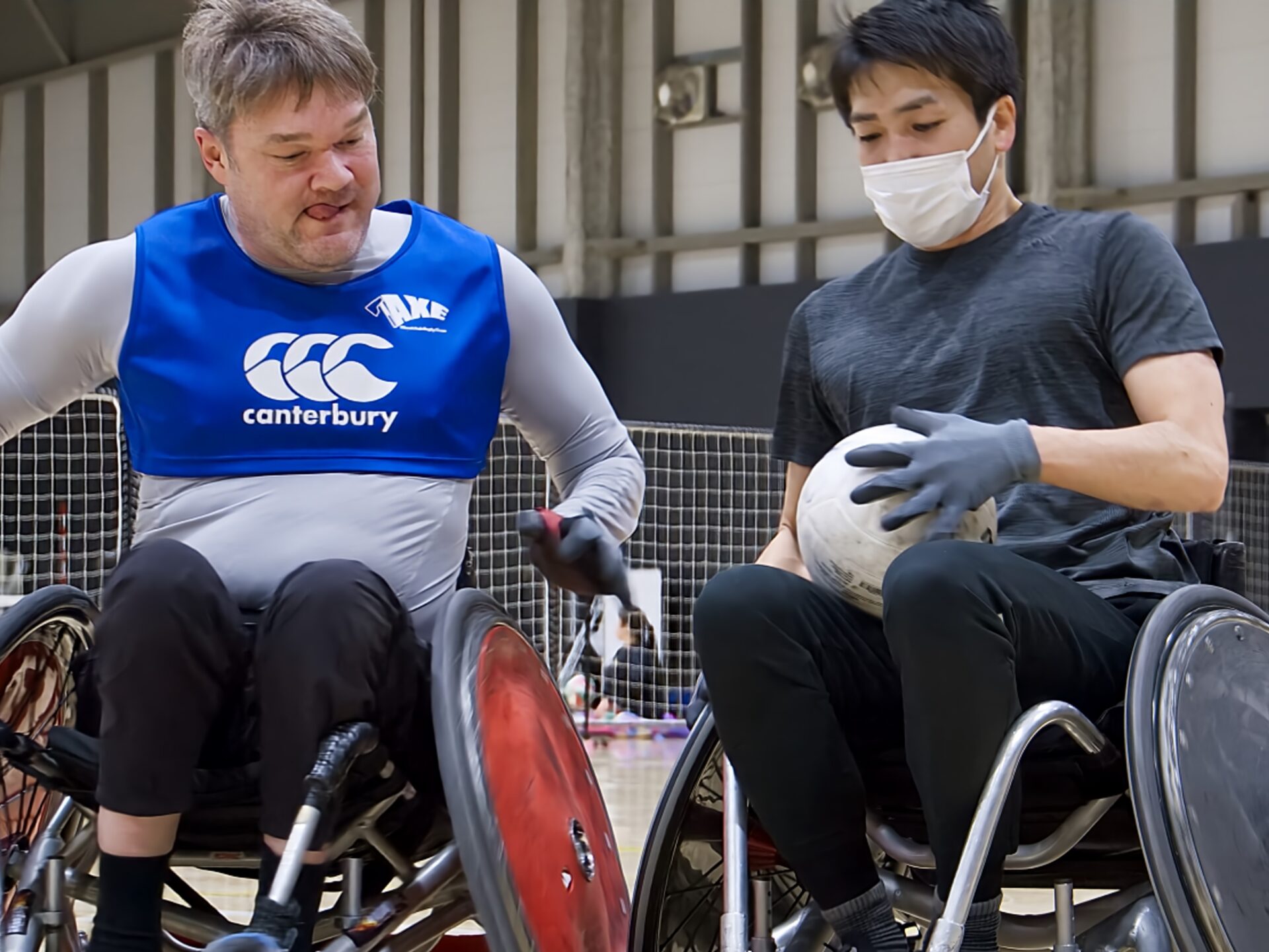 Wheelchair Rugby 中谷HCとニック選手のマッチ(AXE)-Journal-ONE撮影