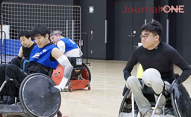 Wheelchair Rugby AXEの練習に参加するRIO KANDA KOVAC選手-Journal-ONE撮影