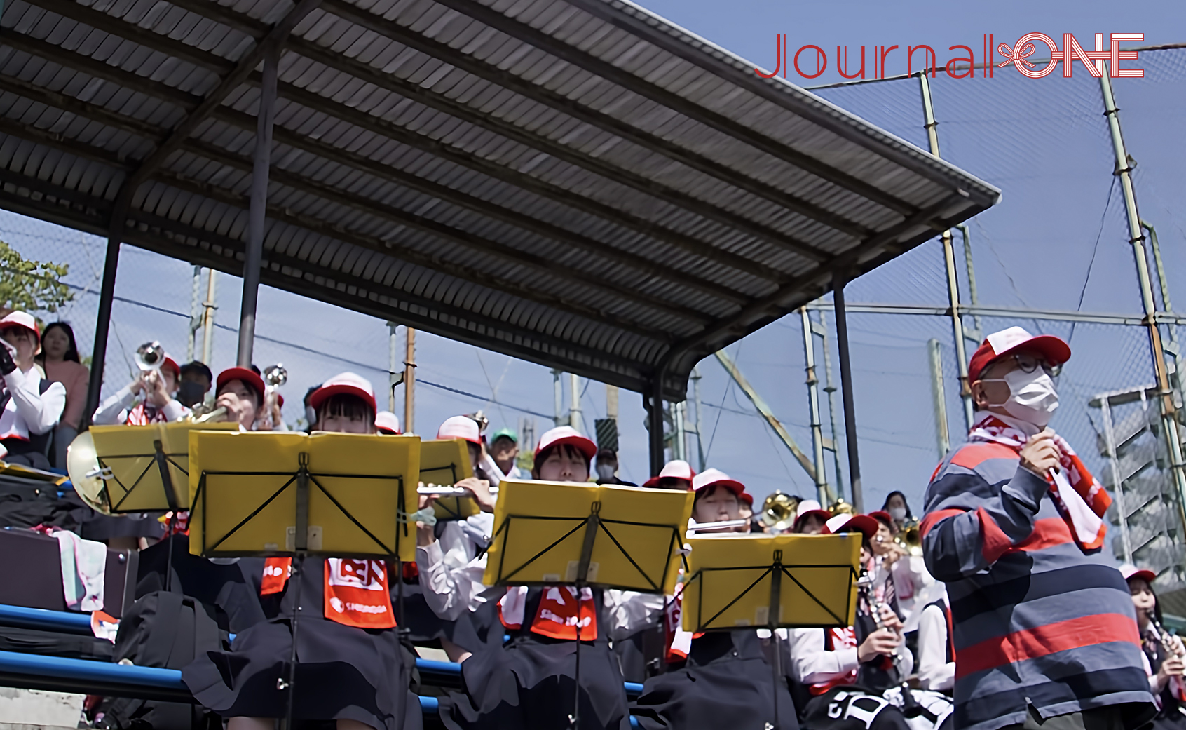 JDリーグ2023開幕戦・市立尼崎高校のブラスバンド応援-Journal-ONE撮影