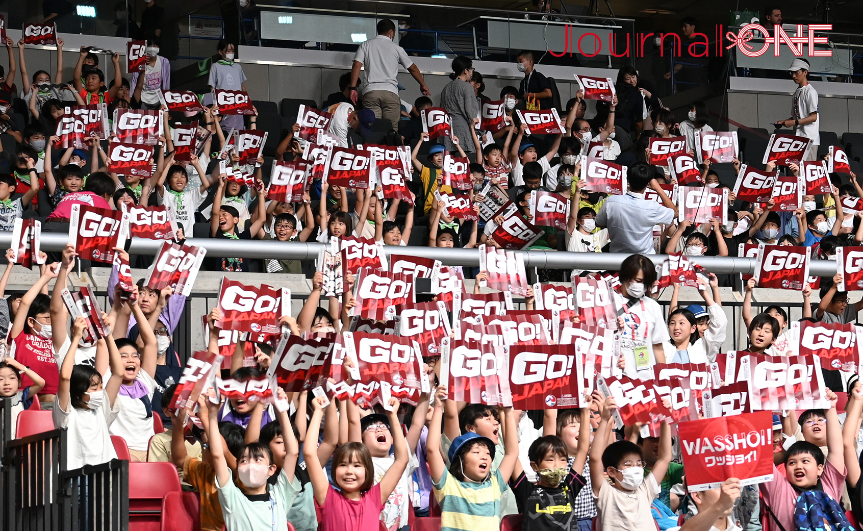 車いすラグビー アジアオセアニアカップ2023 が開催された東京都渋谷区にある東京体育館は小学生たちの歓声で溢れる-Journal-ONE撮影