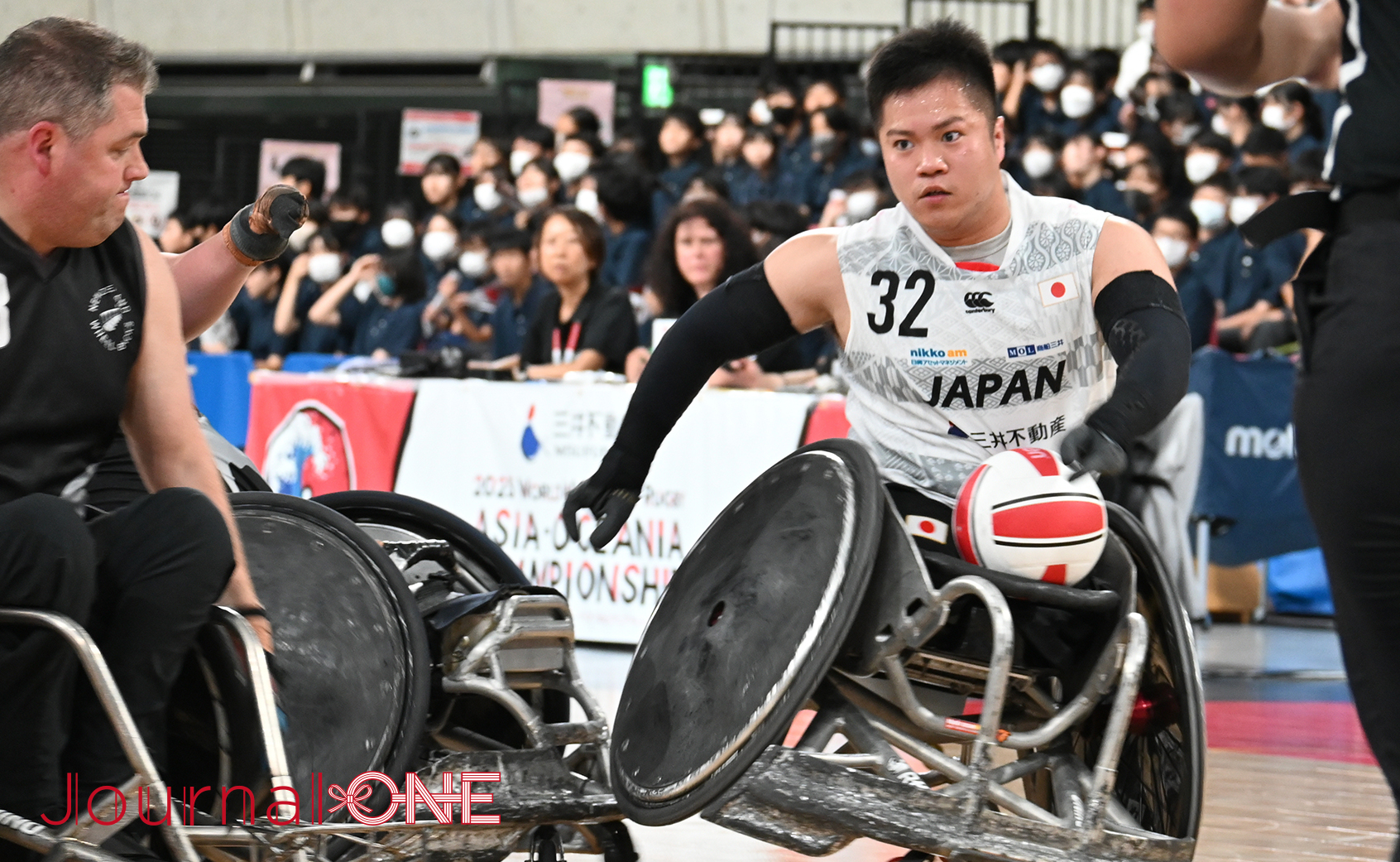 車いすラグビー アジアオセアニアカップ2023 日本vsニュージーランド戦で活躍した日本代表の橋本勝也選手-Journal-ONE撮影