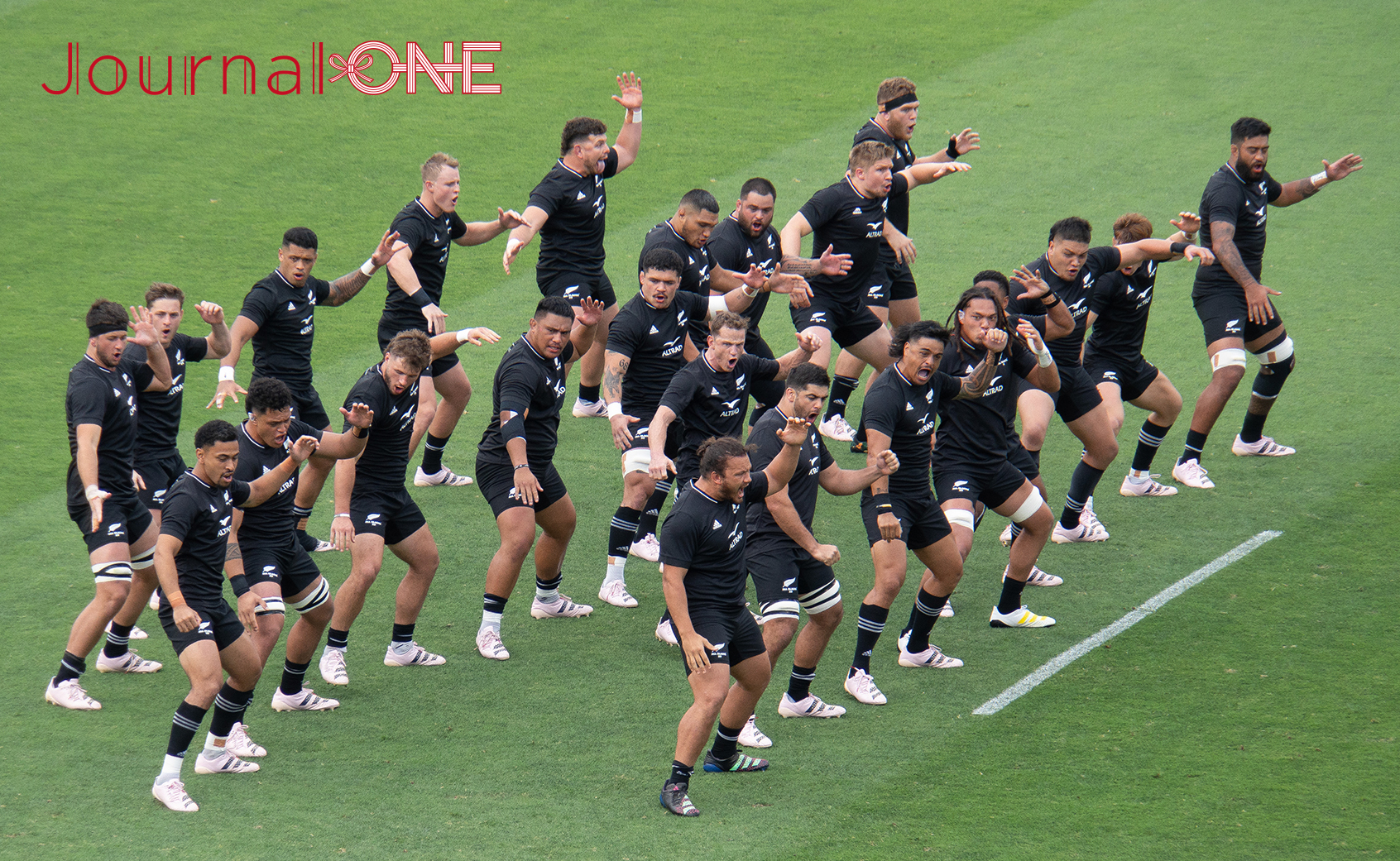 リポビタンD2023| JAPAN XV vs All Blacks XV| ハカを披露するニュージーランド代表選手-Journal-ONE撮影