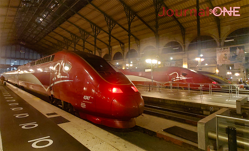 ラグビーW杯2023|高速鉄道のTHALYS（タリス）の大幅な遅延でパリ北駅に到着-Journal-ONE撮影