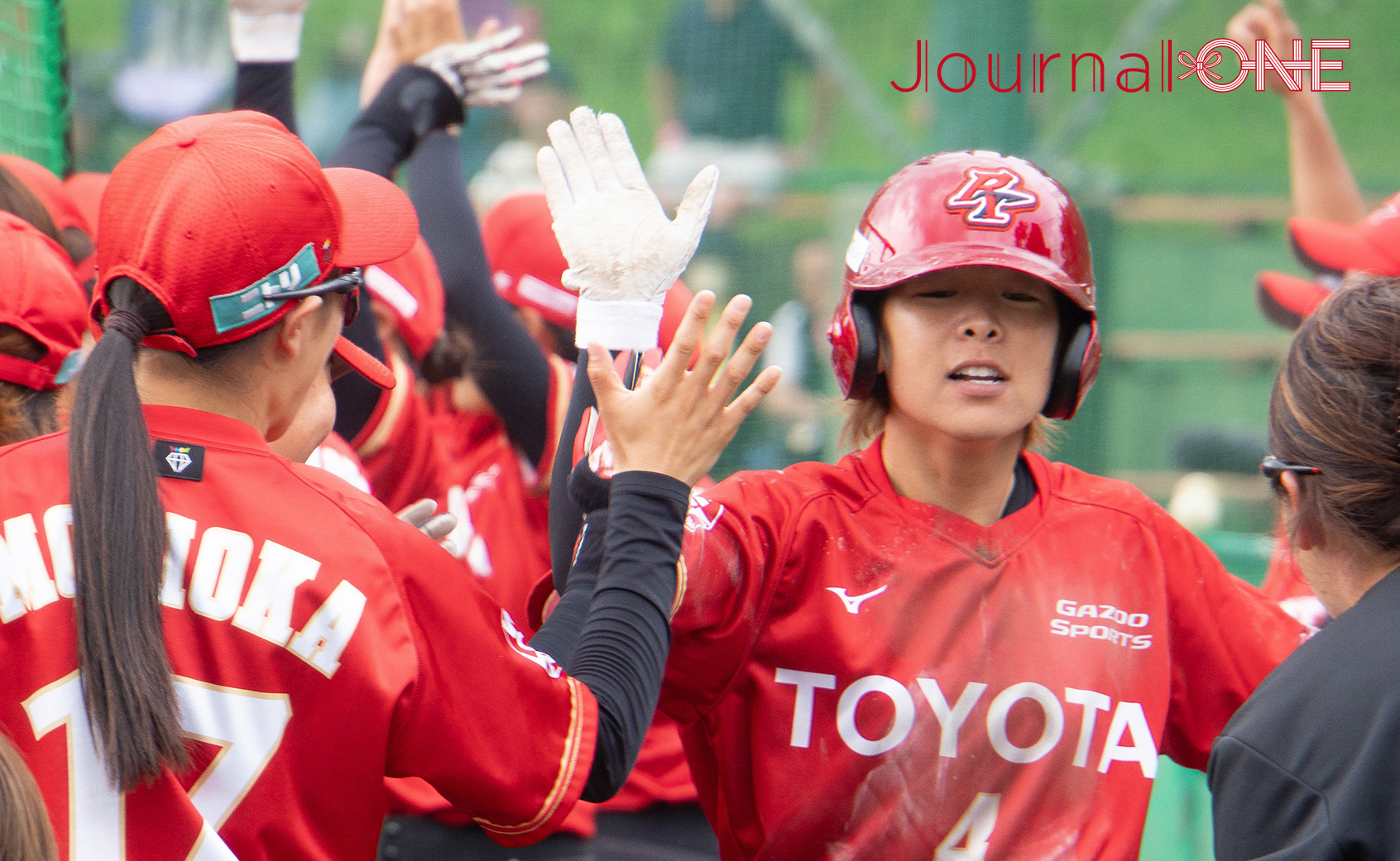 女子ソフト JDリーグ|東京2020など日本代表の主力として数々の大会で活躍した原田のどか選手（トヨタレッドテリアーズ）-Journal-ONE撮影