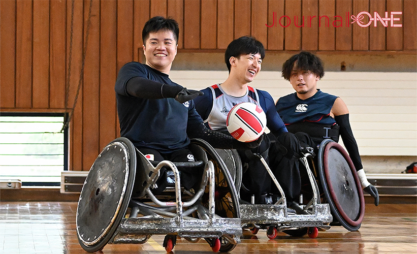 車いすラグビー| TOHOKU STORMERSの練習を取材 橋本勝也、中町俊耶、関卓也の3選手がリラックス-Journal-ONE撮影