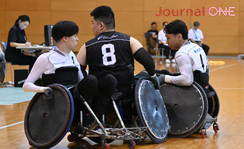 車いすラグビー 日本選手権予選 沖縄大会| 4戦全勝で1位通過したBRITZには東京2020銅メダリストの現役日本代表・長谷川勇基選手が所属する強豪-Journal-ONE撮影