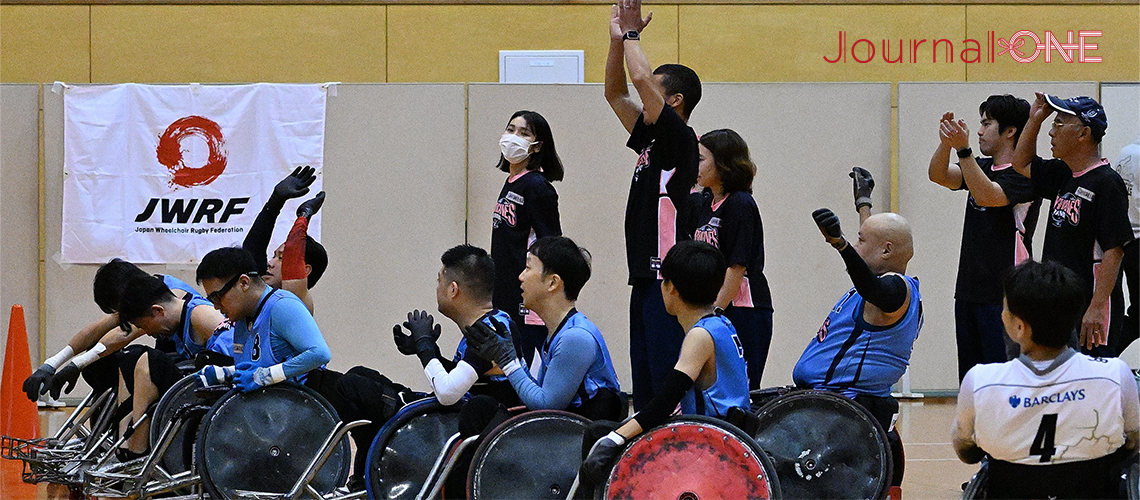 車いすラグビー 日本選手権予選 沖縄大会| 15年ぶりの地元開催で大声援に応えるOkinawa Hurricanesの選手たち-Journal-ONE撮影