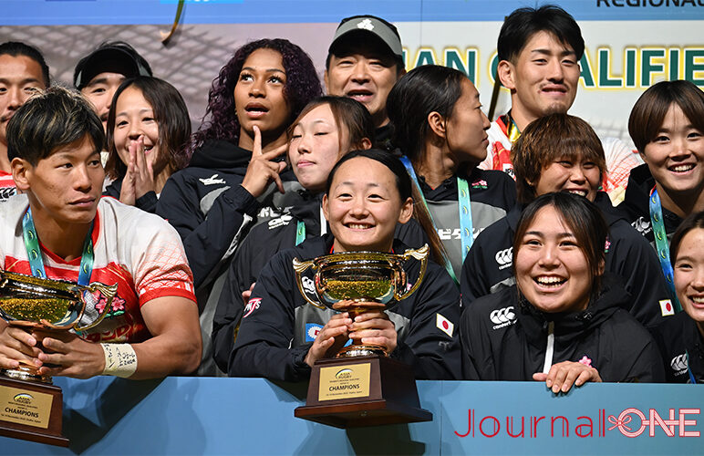 男女７人制ラグビーアジア予選| 男女セブンズ日本代表は揃って優勝を果たしパリ五輪出場権を獲得-Journal-ONE撮影