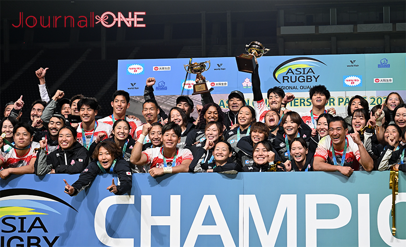 男女７人制ラグビーアジア予選| 男女セブンズ日本代表は揃って優勝を果たしパリ五輪出場権を獲得-Journal-ONE撮影