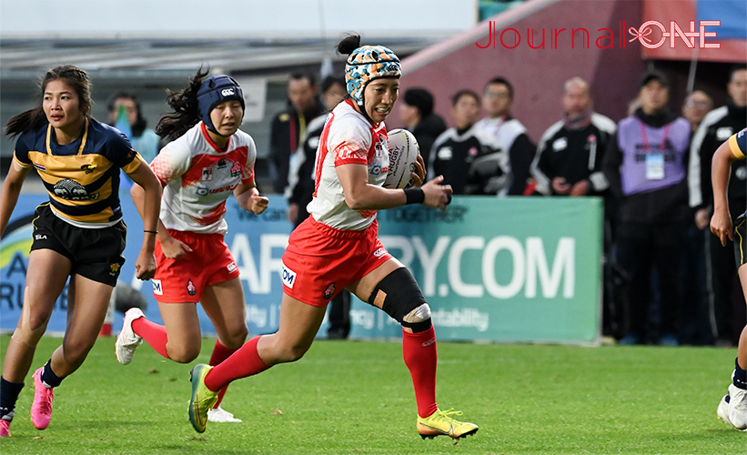 男女７人制ラグビーアジア予選| 予選 日本代表vsタイ サクラセブンズが19-0と快勝-Journal-ONE撮影