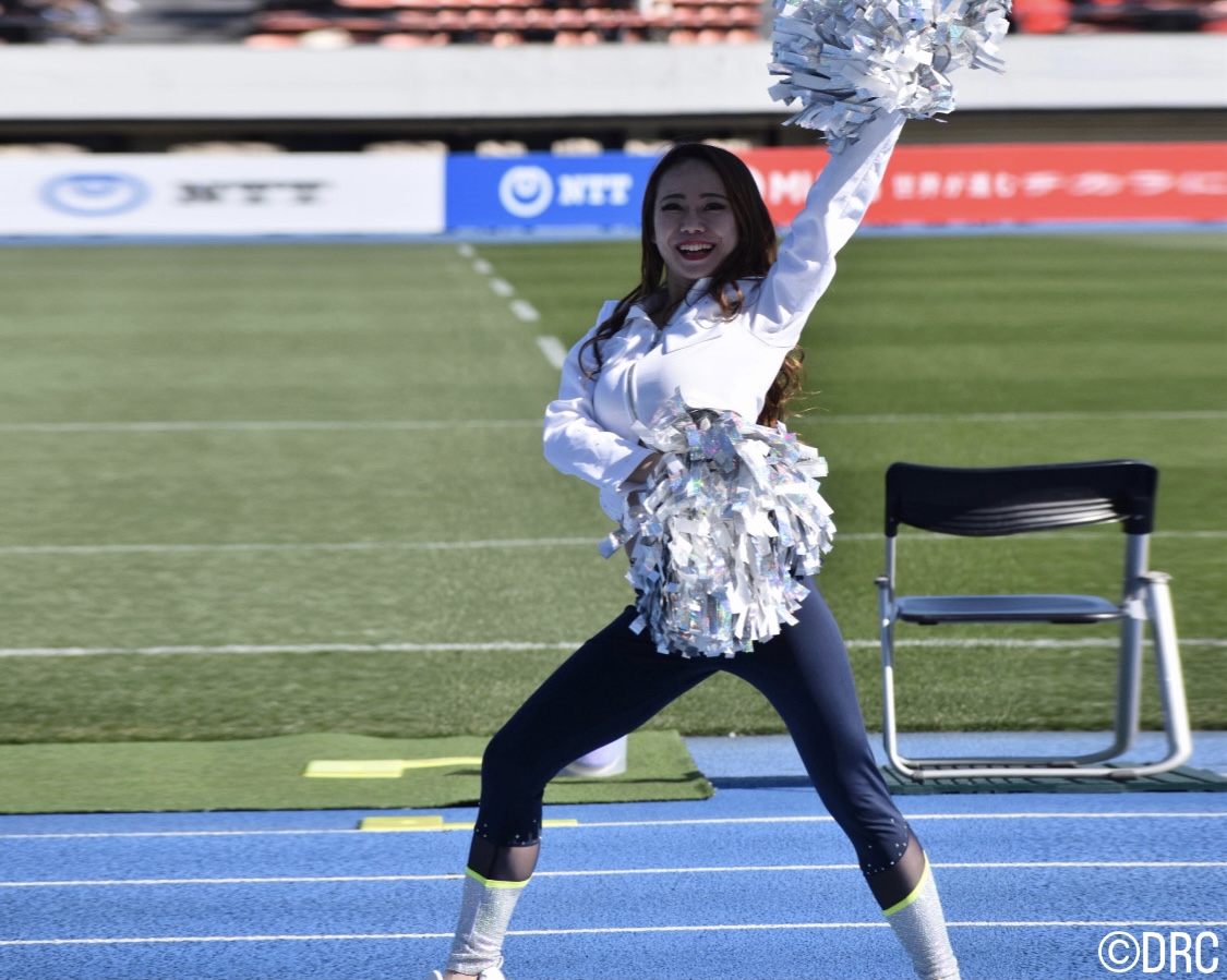 NTTジャパンラグビー リーグワン D-Rocks Cheerleaders"に所属するMinoriさん