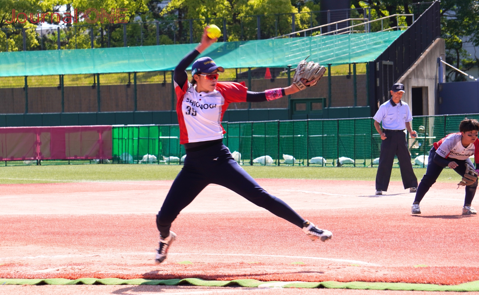 JournalｰONE | ソフトボール・JDリーグの第7節 昨年在籍したトヨタの地元・名古屋で先発した三輪さくら（シオノギ）