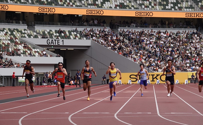 Journal-ONE | 好調の栁田大輝（右）がセイコーゴールデングランプリ男子100ｍで初優勝