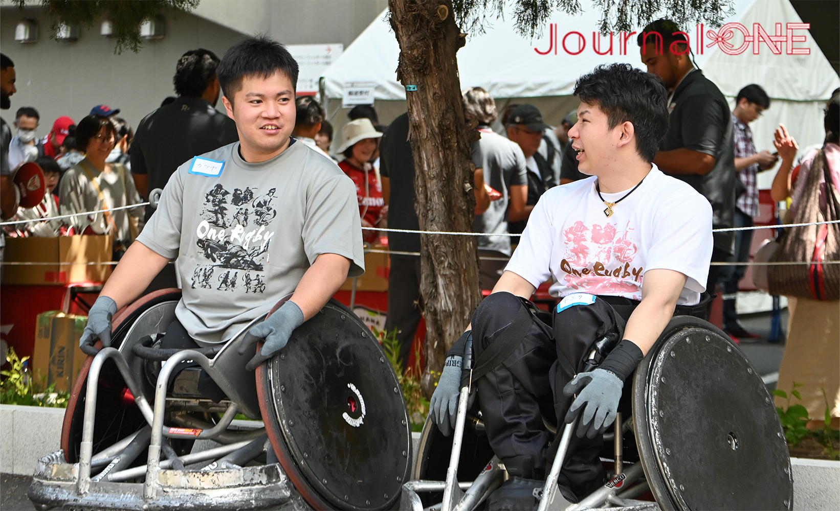 Journal-ONE ｜ 車いすラグビー日本代表のエース・橋本勝也（左）と若狭天太