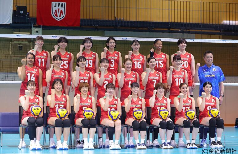JournalｰONE | パリ五輪出場に向けネーションズカップに挑むバレーボール女子日本代表のメンバー