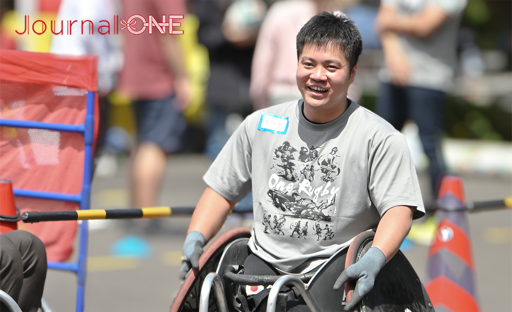 Journal-ONE ｜ パリパラ直前に秩父宮ラグビー場での体験会に参加した車いすラグビー日本代表の橋本勝也