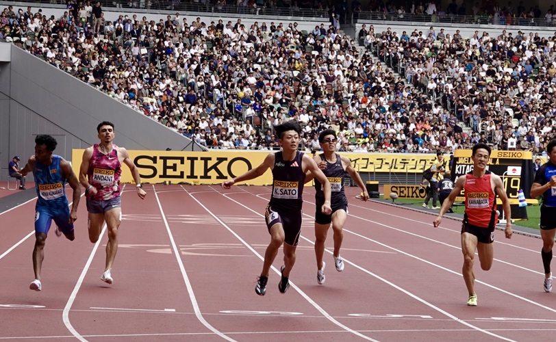 Journal-ONE | セイコーゴールデングランプリ男子400ｍは佐藤拳太郎（左から3人目）が今季日本最高で制した