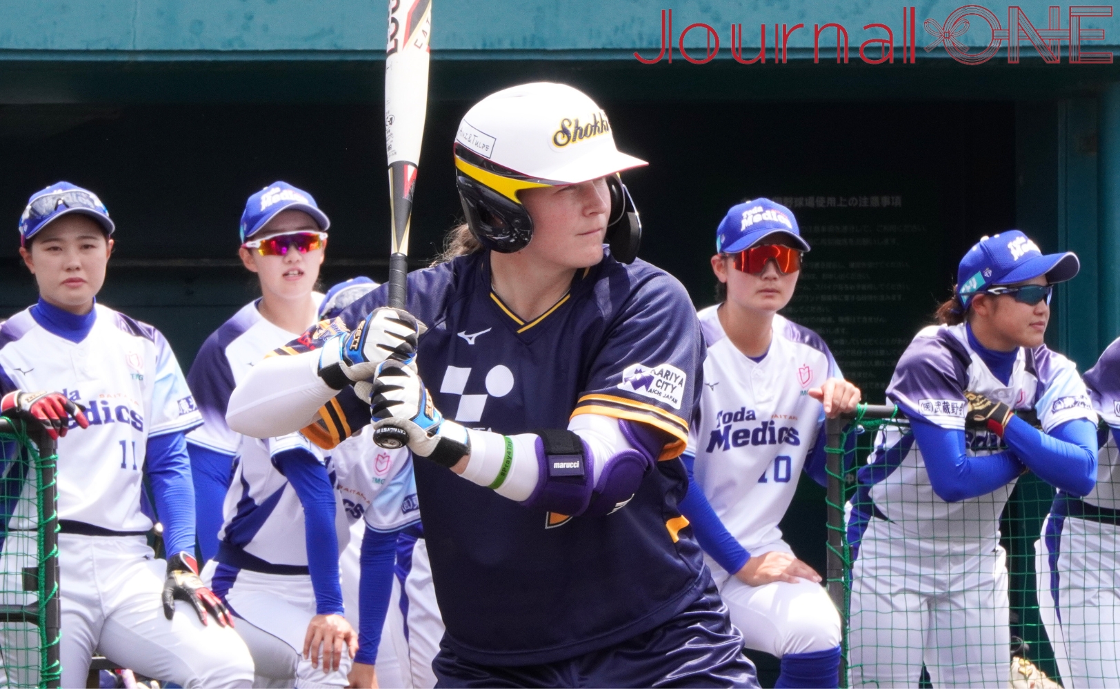 Journal-ONE | JDリーグ ソフト 戸田中央vs自動織機 勤勉な性格のMakena Smith（自動織機）はFor the Teamで四球も多く選ぶ