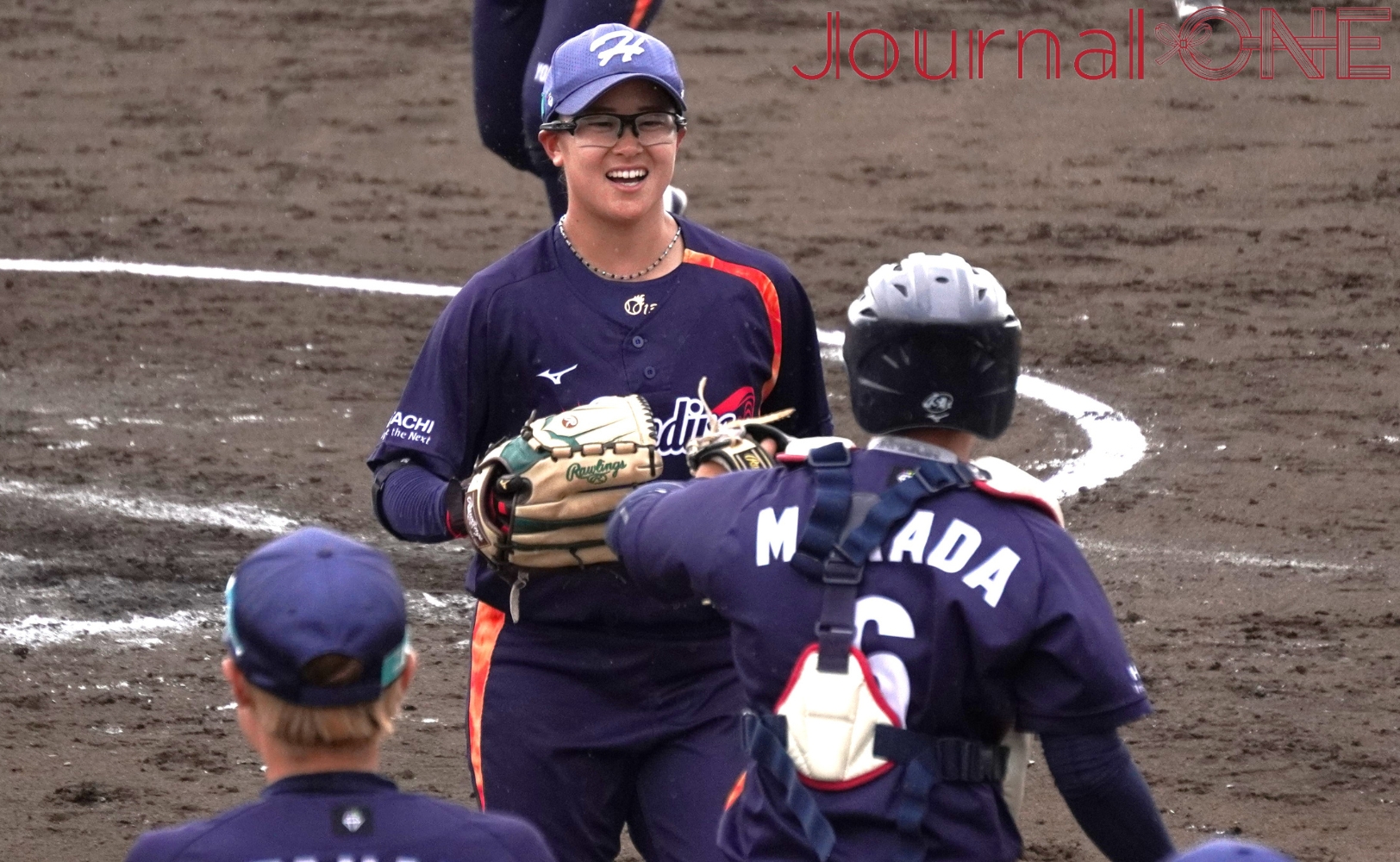 Journal-ONE | ソフトボール JDリーグ 交流戦 日立vsタカギ 無死満塁を無失点で切り抜けた田内愛絵里-女鹿田千紘の日立バッテリー