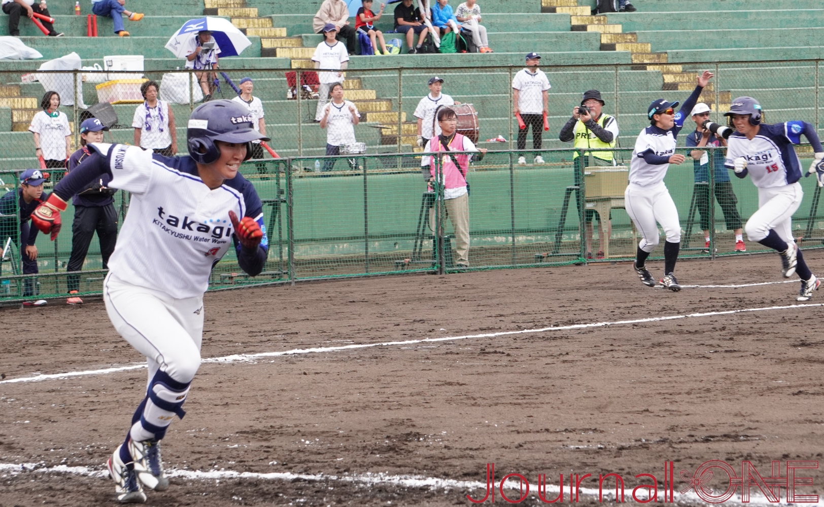 Journal-ONE | ソフトボール JDリーグ 交流戦 日立vsタカギ 山根悠夏（タカギ）の適時打で追いすがる