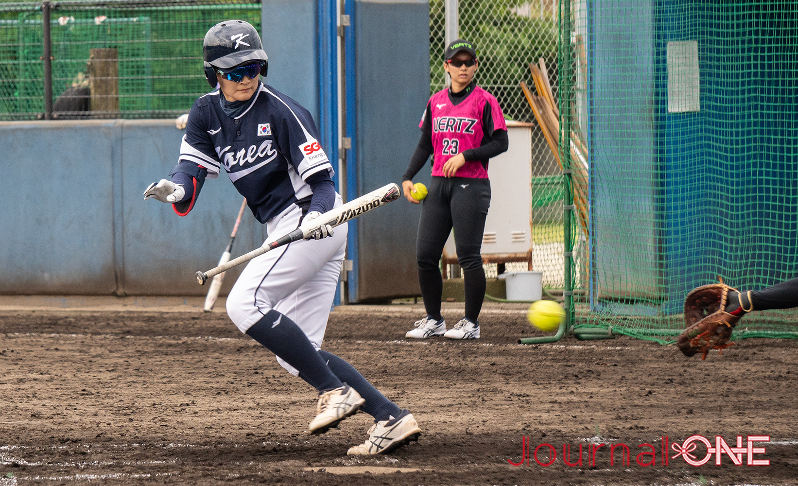 Journal-ONE撮影 韓国代表女子ソフトボールチーム伊予銀行国際交流