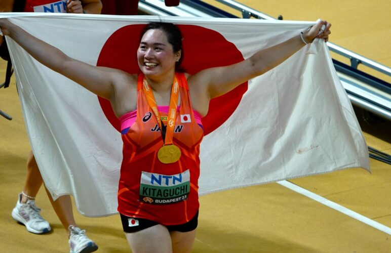 Journal-ONE | 陸上 やり投げ 日本代表の北口榛花がブタペスト世界選手権で金メダル-児玉育美撮影