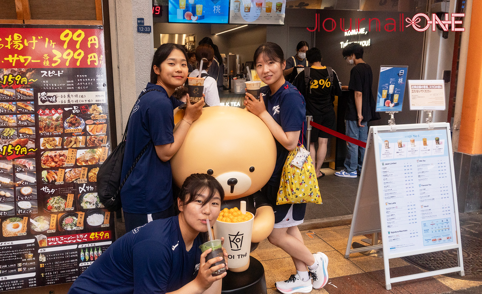 Journal-ONE撮影 韓国代表女子ソフトボールチーム大阪観光特集