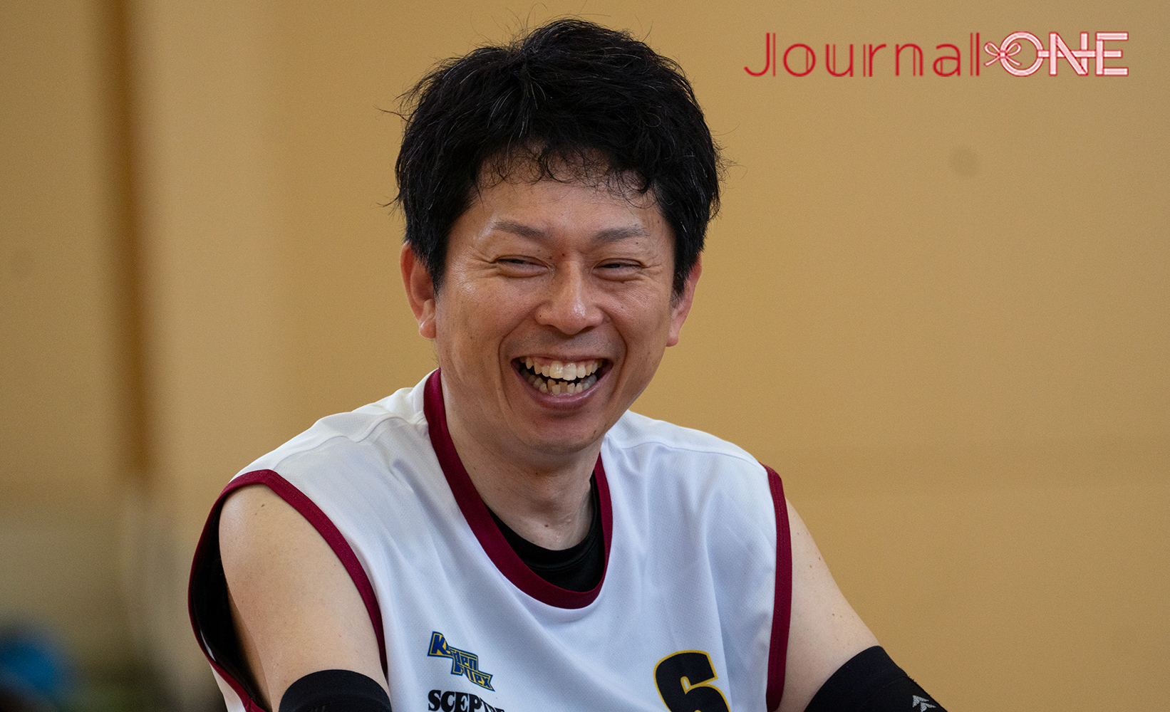 Journal-ONE | パリパラ応援企画 車いすラグビークラブチームのFukuoka DANDELIONの練習で笑顔の工棟透選手-Journal-ONE撮影