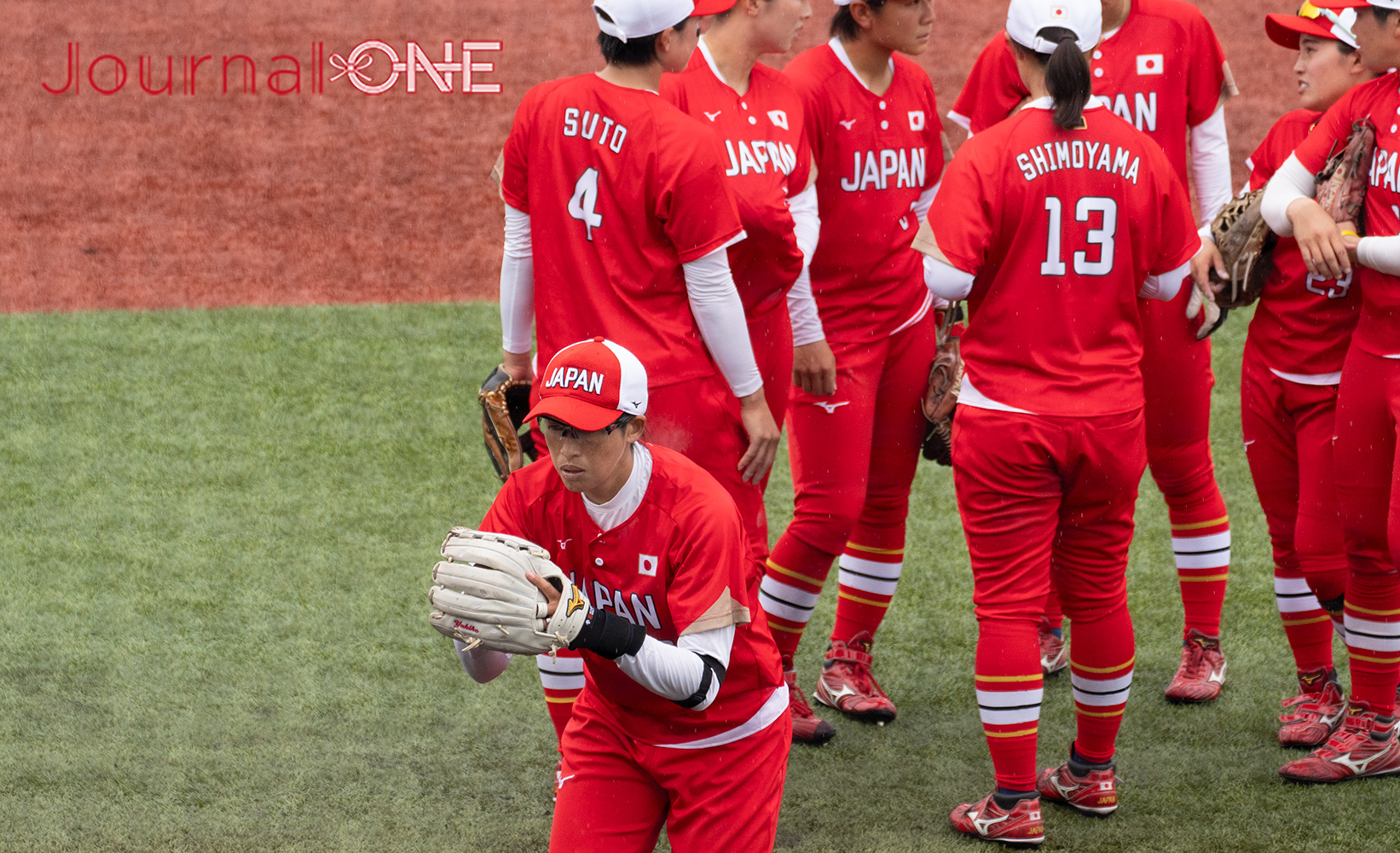 JournalｰONE | 女子ソフトボール日本代表とJDリーグ選抜が能登半島地震復興チャリティマッチ クローザーとして投球練習をする上野由岐子（ビックカメラ高崎）-Journal-ONE撮影