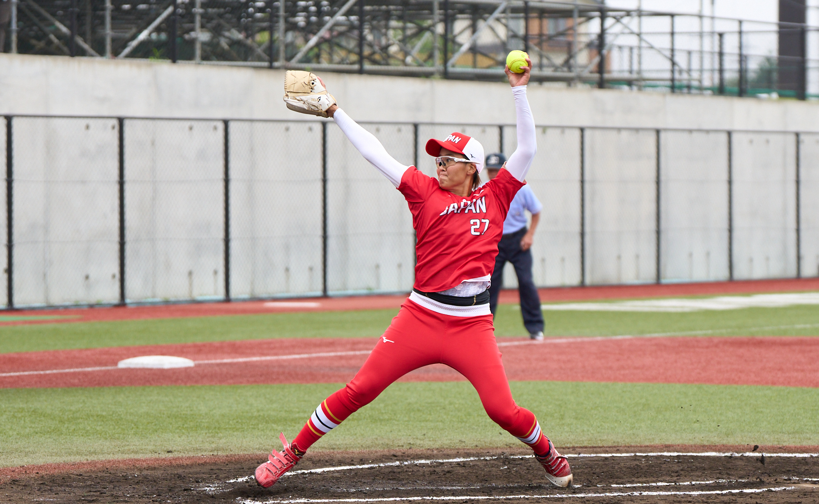 JournalｰONE | 女子ソフトボール日本代表とJDリーグ選抜が能登半島地震復興チャリティマッチ 日本代表のエースとして期待される後藤希友（トヨタ）