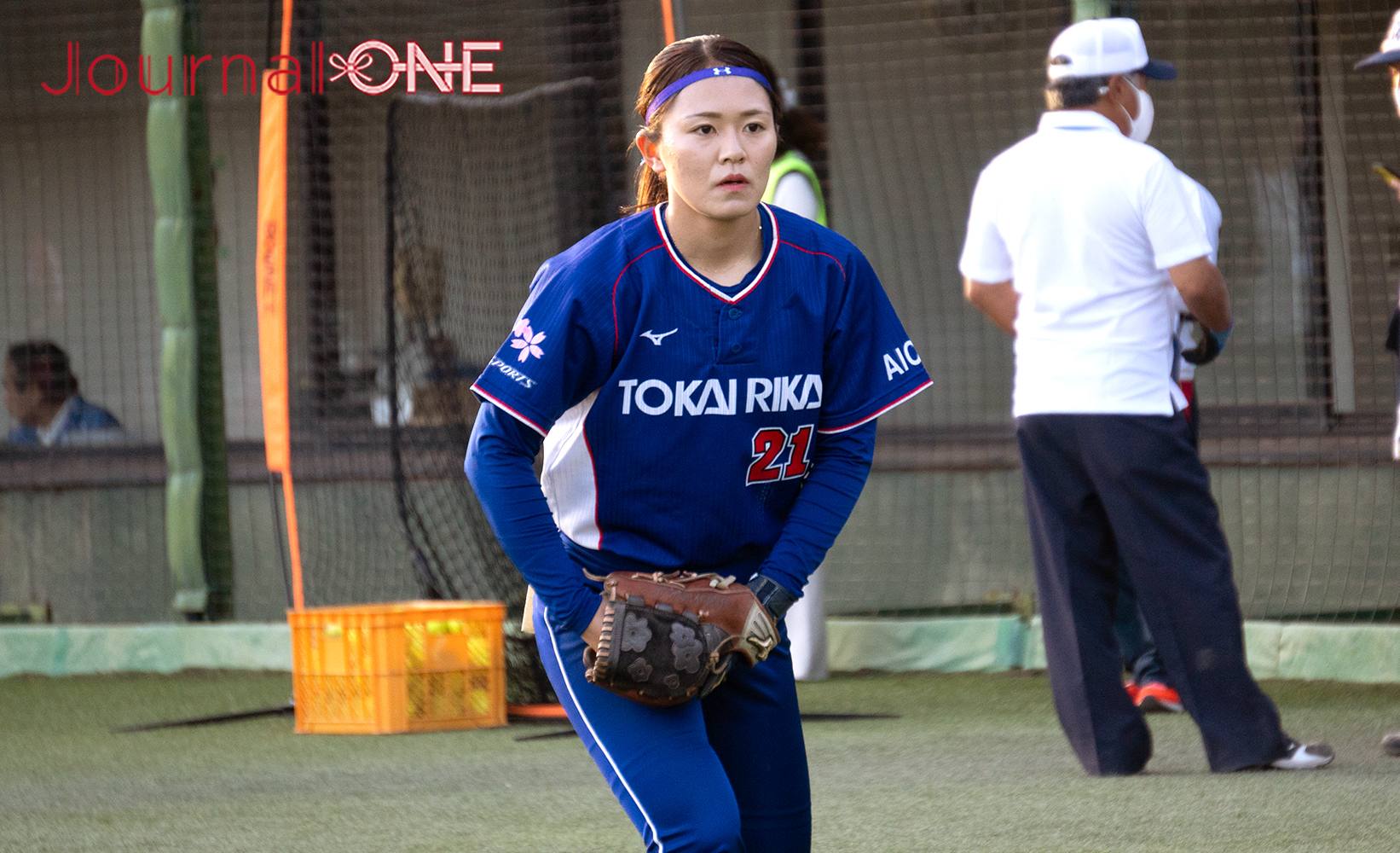 Journal-ONE | 女子ソフトボール JDリーグ 東海理化チェリーブロッサムズ 田畑七海-Journal-ONE撮影