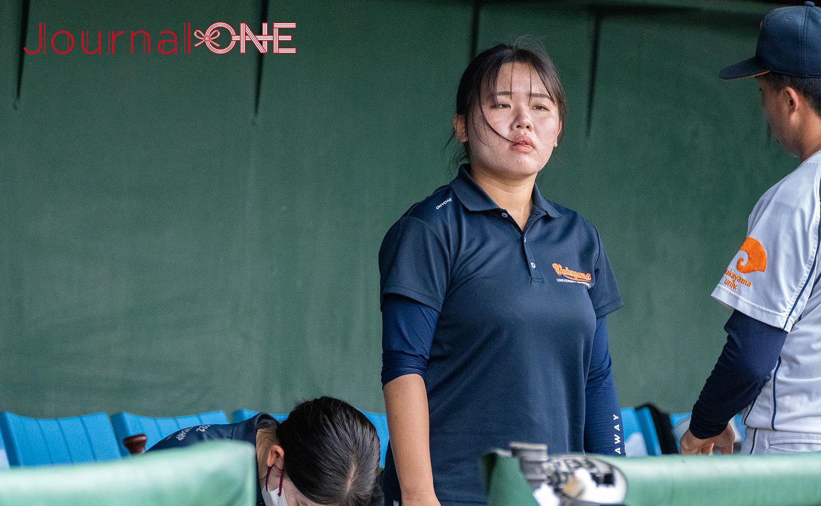 JournalｰONE | 和歌山大学野球部の太田璃奈副務（3年・帝塚山学院高）は練習会の準備も近づき忙しい日々を送る-JournalｰONE撮影