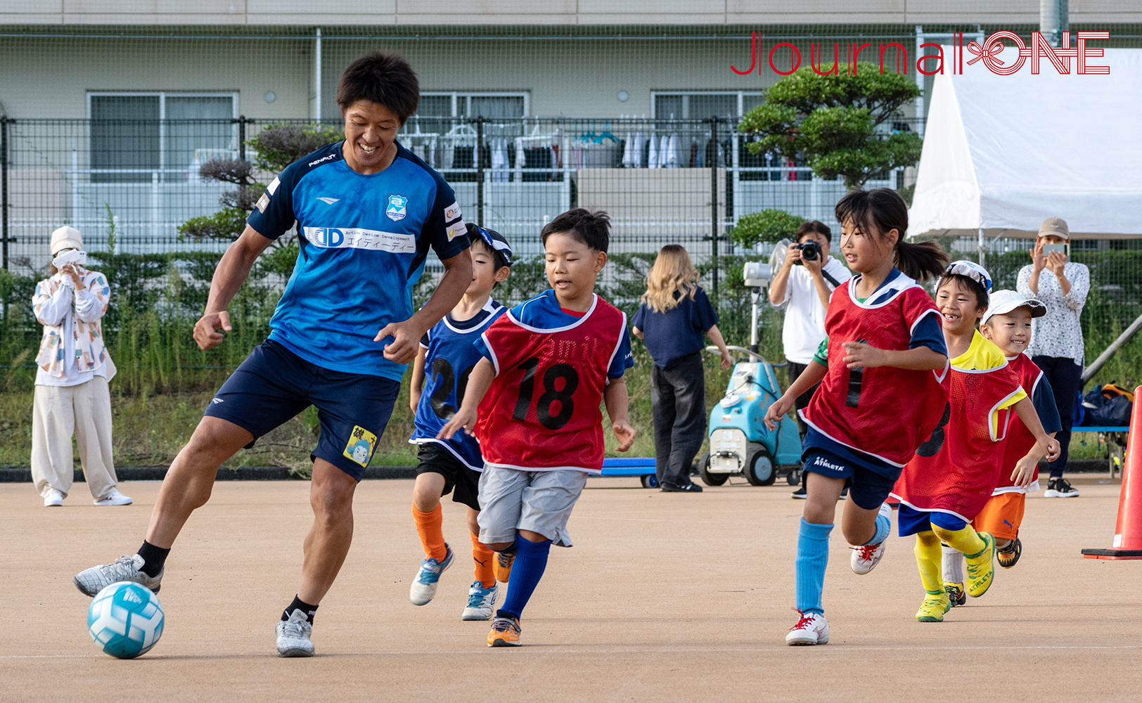 JR東海三島総合研修センターのサッカー教室