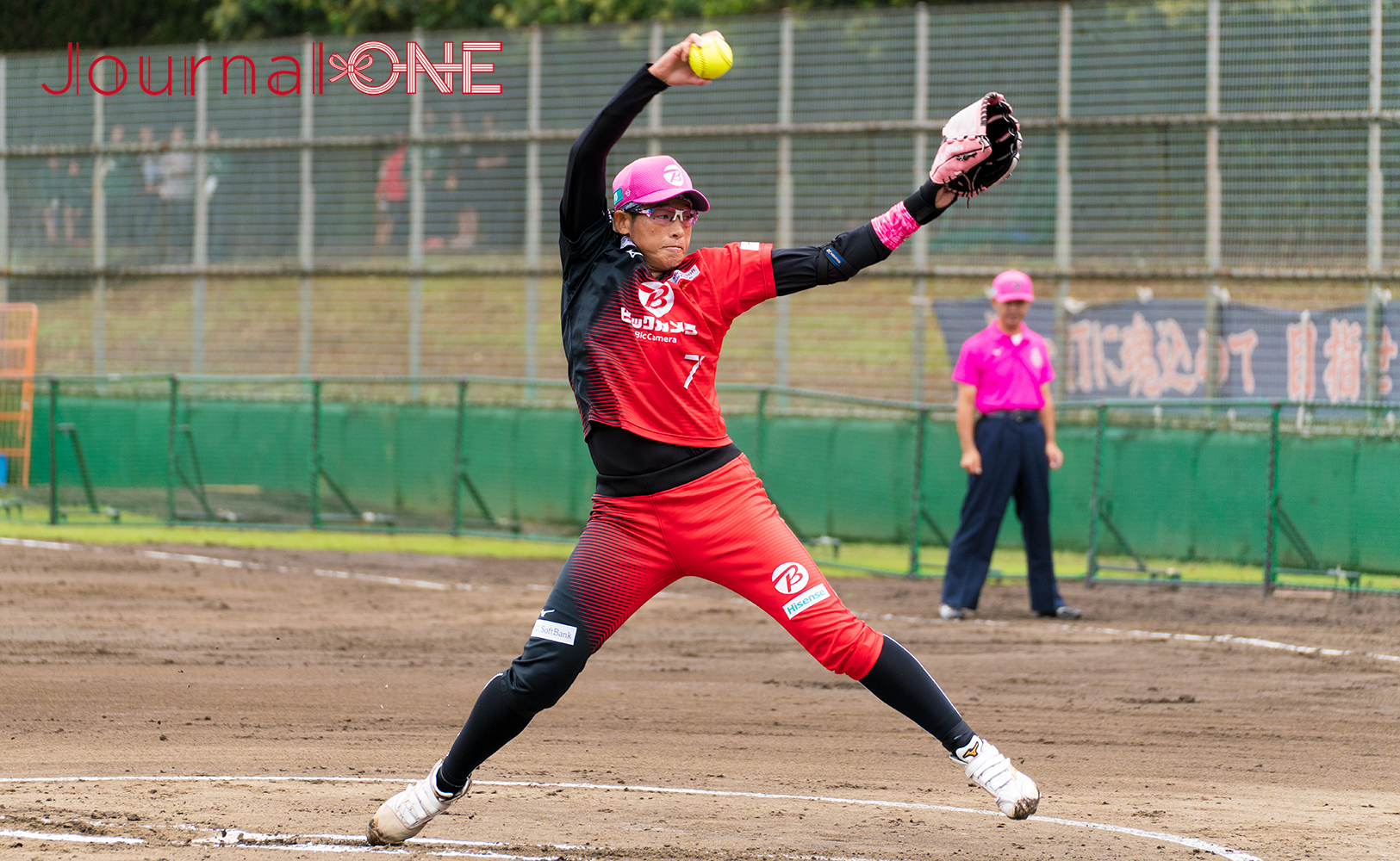 ニトリJDリーグ第10節多摩ラウンドｰ3年ぶりの先発投手に名前があがる上野由岐子（うえの ゆきこ）選手ビックカメラ高崎ビークイーンｰJournal-ONE撮影