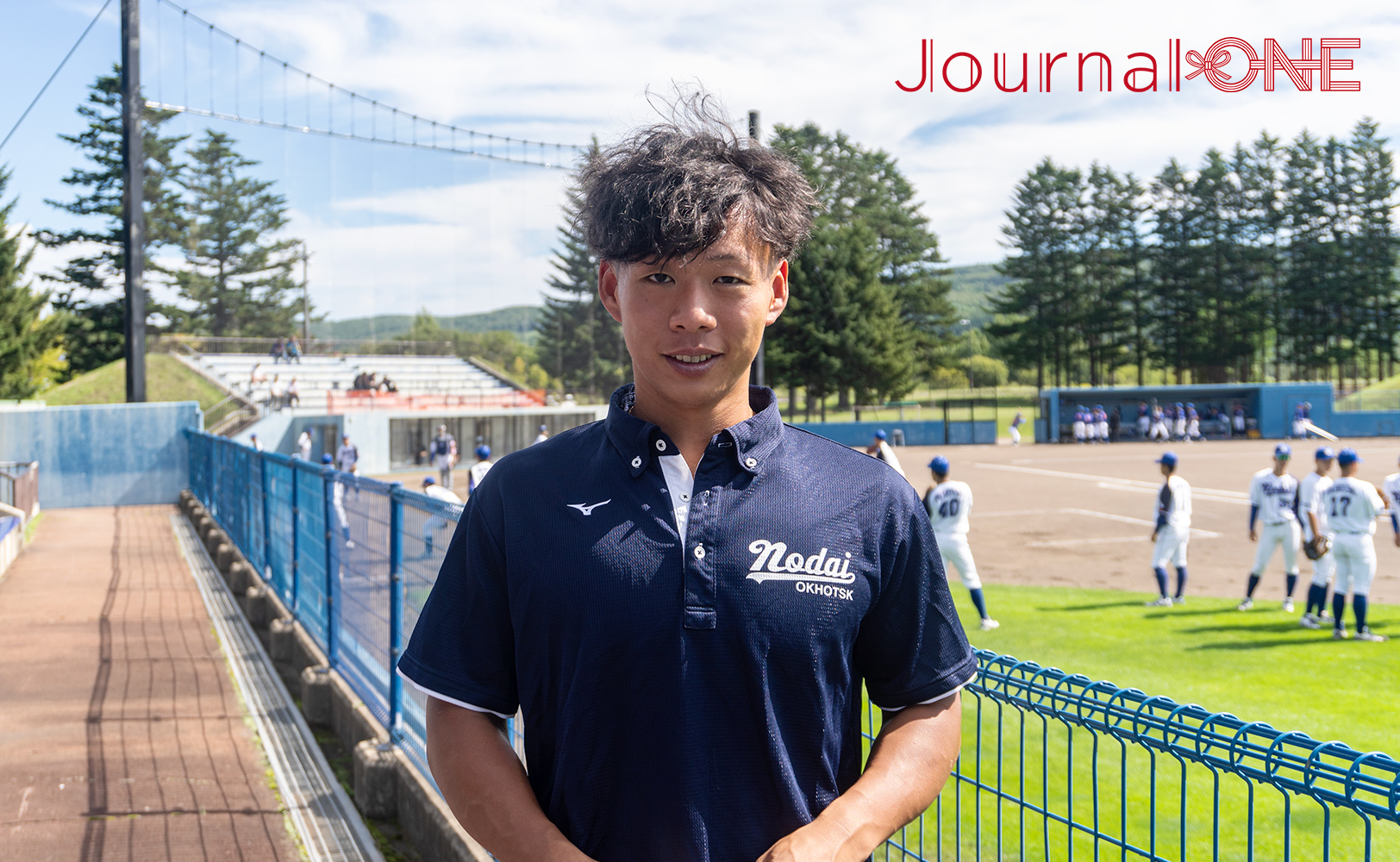 JournalｰONE | 今春まで主将を務めた岩本皓大選手（長崎・島原中央高）-JournalｰONE撮影