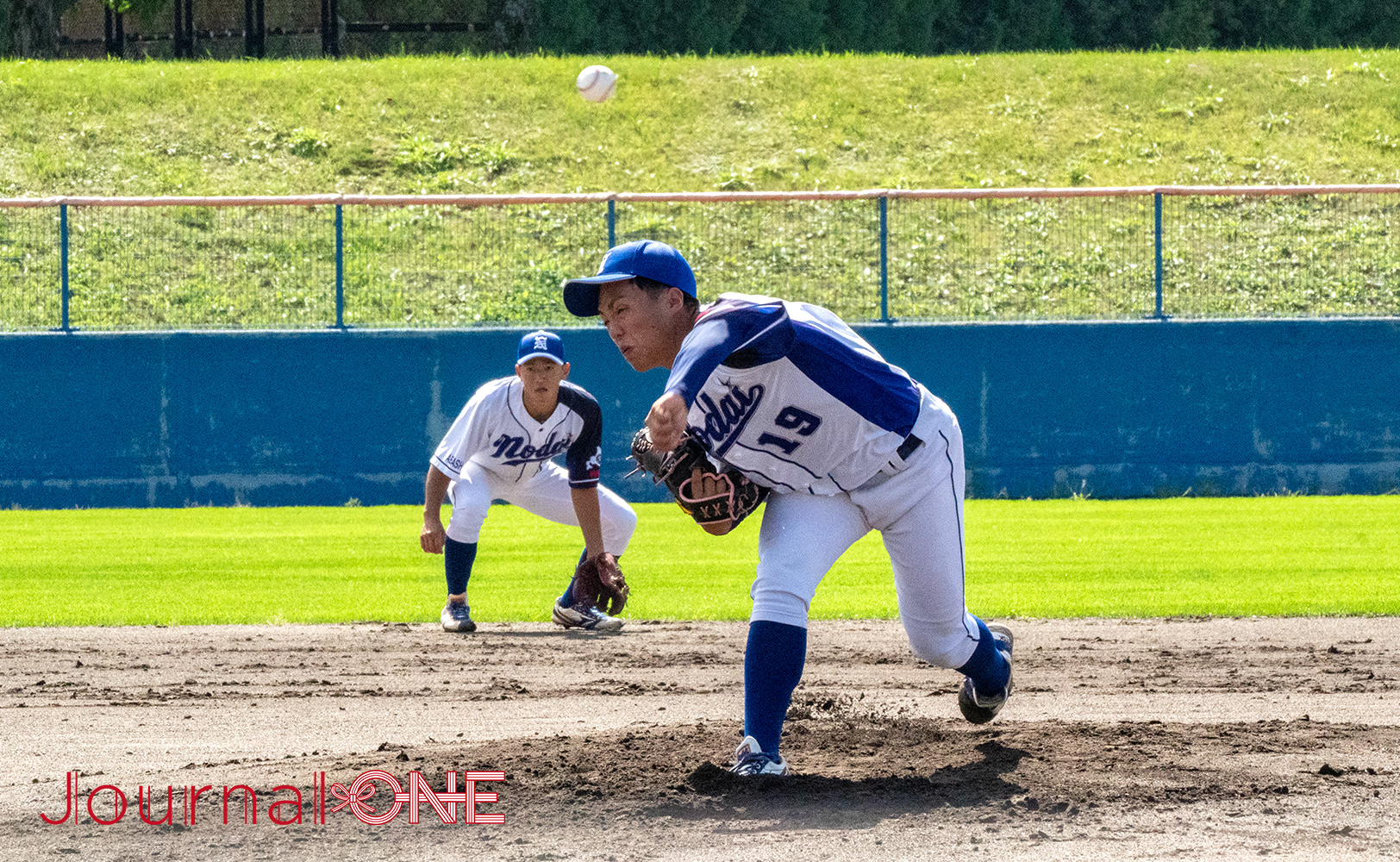 JournalｰONE | 釧路公大戦1回戦に先発した寺門京佑投手（群馬・桐生第一高）-JournalｰONE撮影