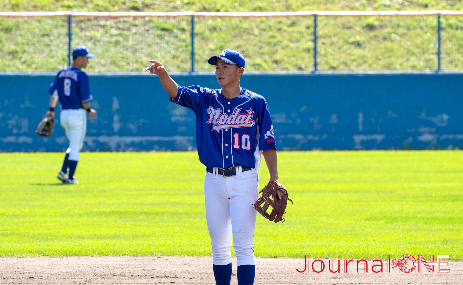 JournalｰONE | 東京農業大学北海道オホーツク野球部を引っ張る中澤空芽主将（3年・東海大甲府高）も三垣監督を慕う一人-JournalｰONE撮影