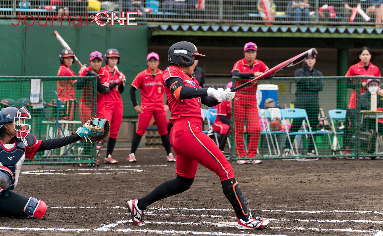 JournalｰONE | JDリーグ第11節 ）先頭・橋本選手のヒットで試合が始まる- JournalｰONE撮影