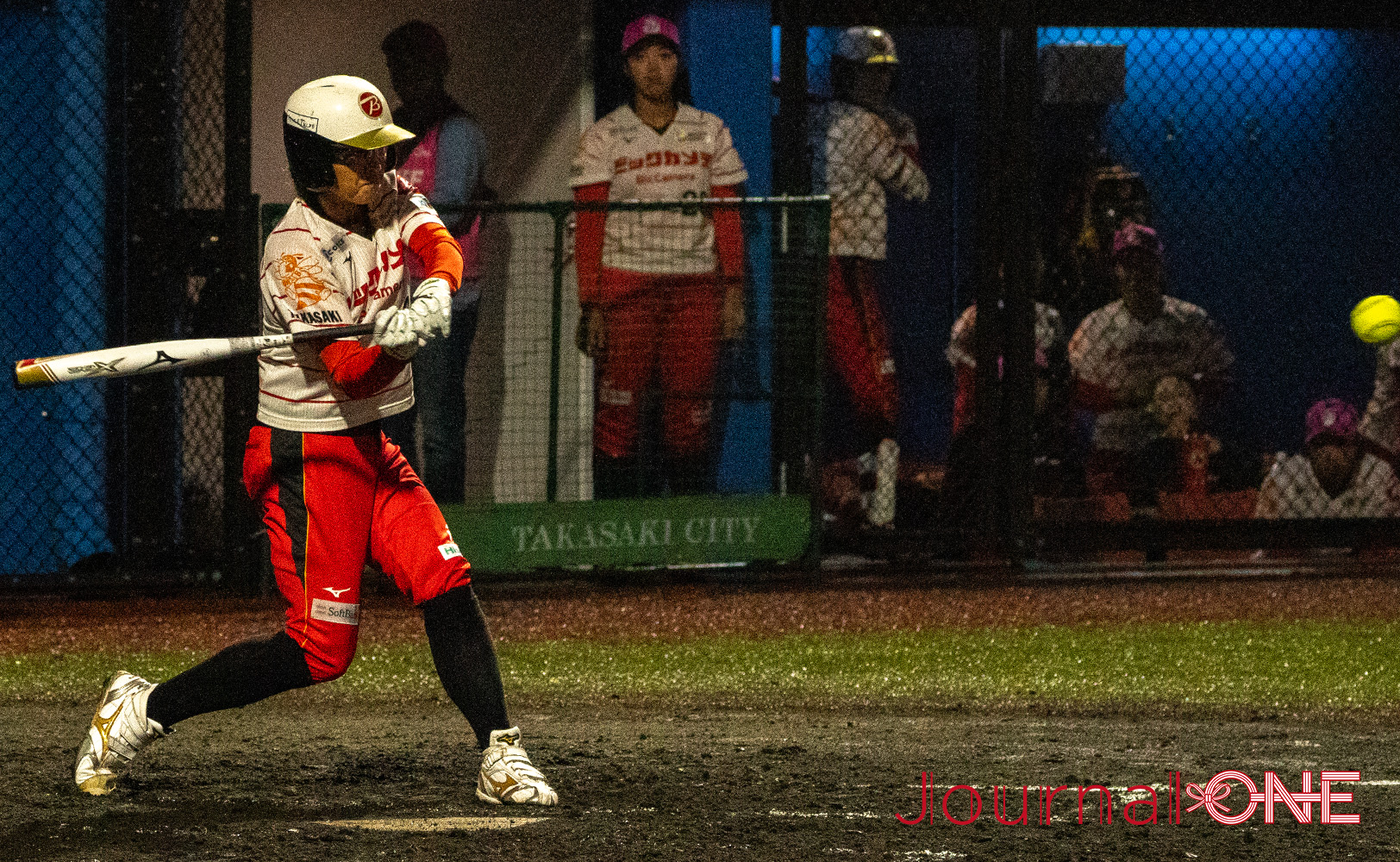 JDリーグ | ビックカメラ高崎vsNECプラットフォームズ 6回裏 先制本塁打を放った藤田倭（ビック）ｰJournalｰONE撮影