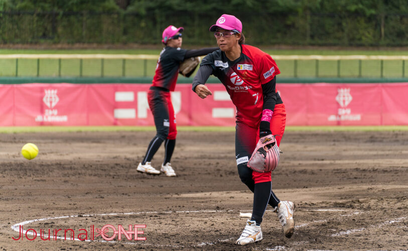 JournalｰONE | JDリーグ 日立vsビックカメラ高崎 3年ぶりの先発で9回を完投した上野（ビック）-JournalｰONE撮影