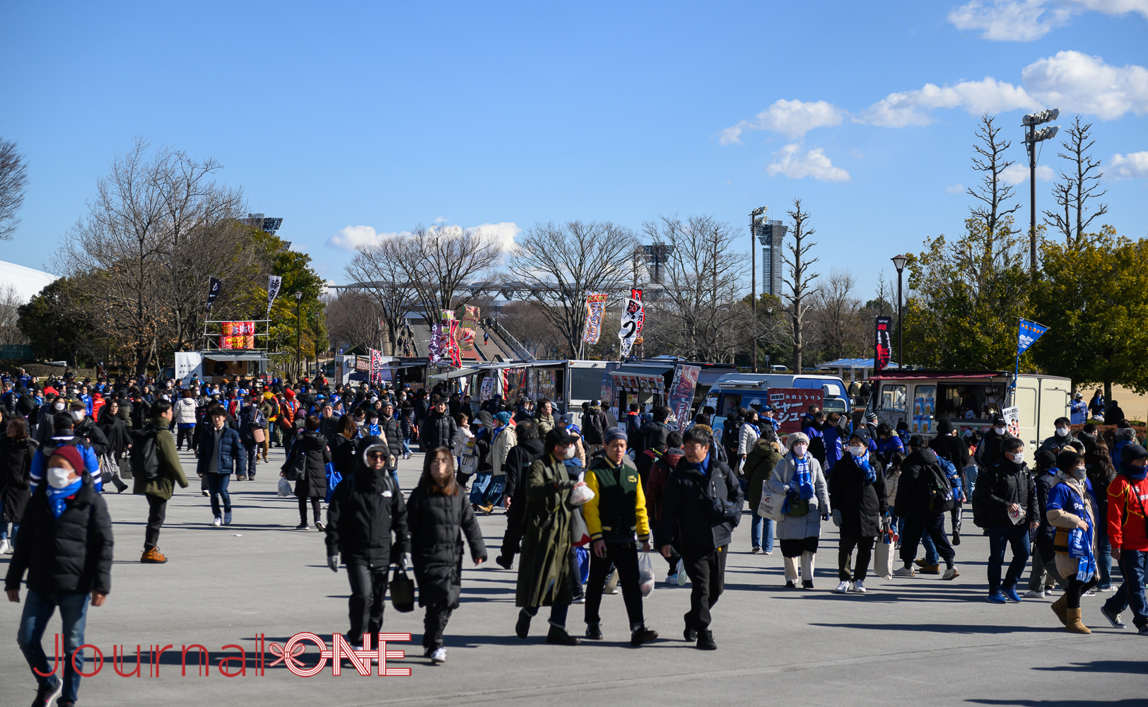 1万人を超えるファンが集まった熊谷公園ラグビー場-JournalｰONE撮影