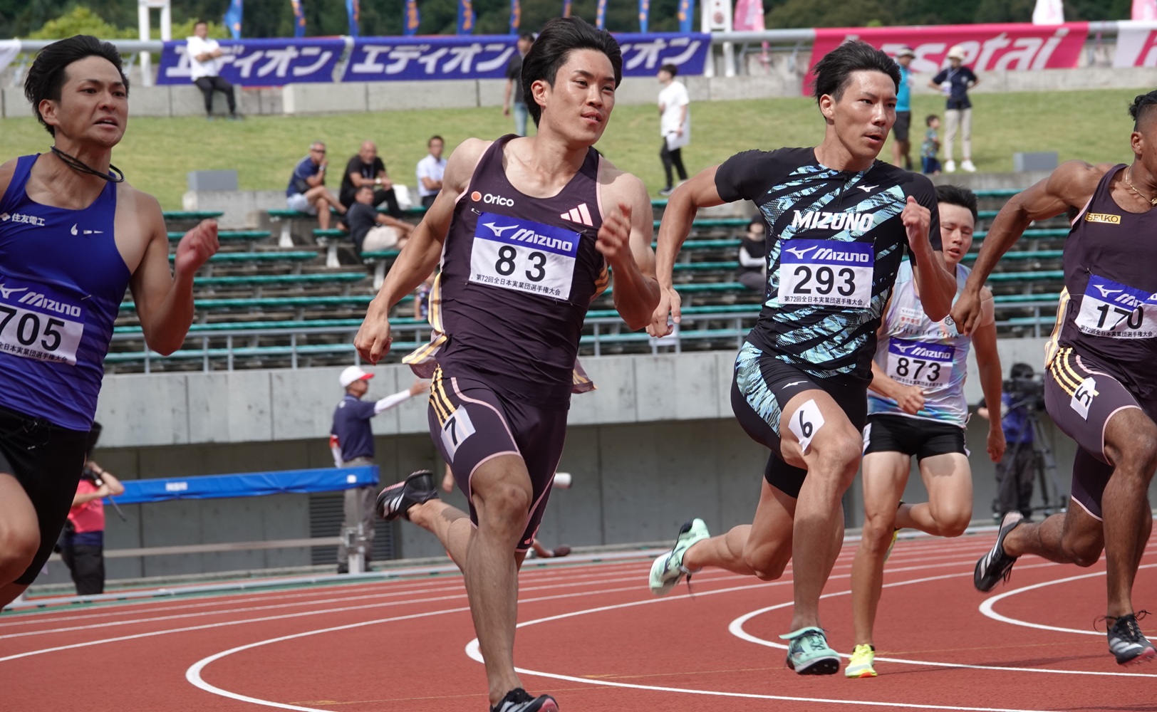 男子60mのタイトルを狙う宇野勝翔（83）。順天堂大の出身で、ハードルの村竹ラシッドや3000m障害の三浦龍司とは同期