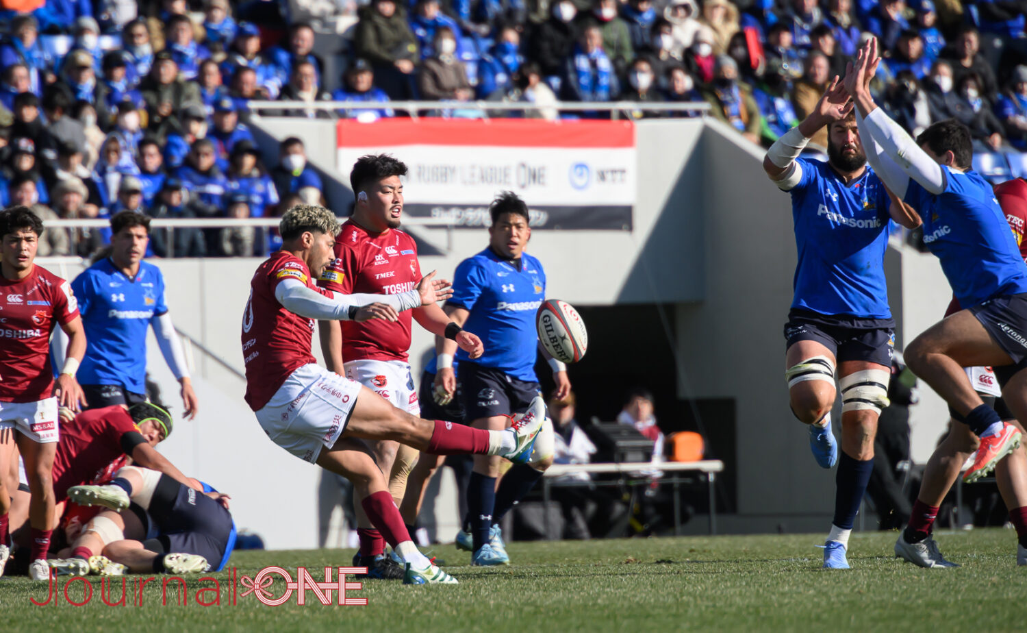 東芝BLのリッチー・モウンガ（写真は埼玉WK戦）-Journal-ONE撮影