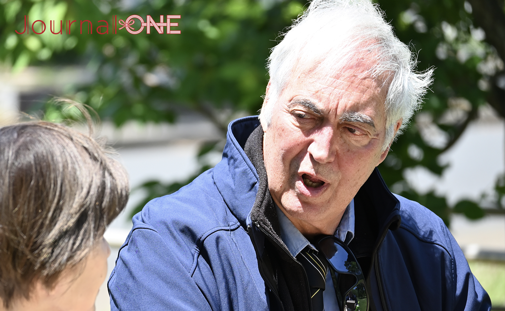 Raymond-Yves Cairaschi came all the way from France to visit the cemetery of Kano Shihan.| Photo by Journal-ONE