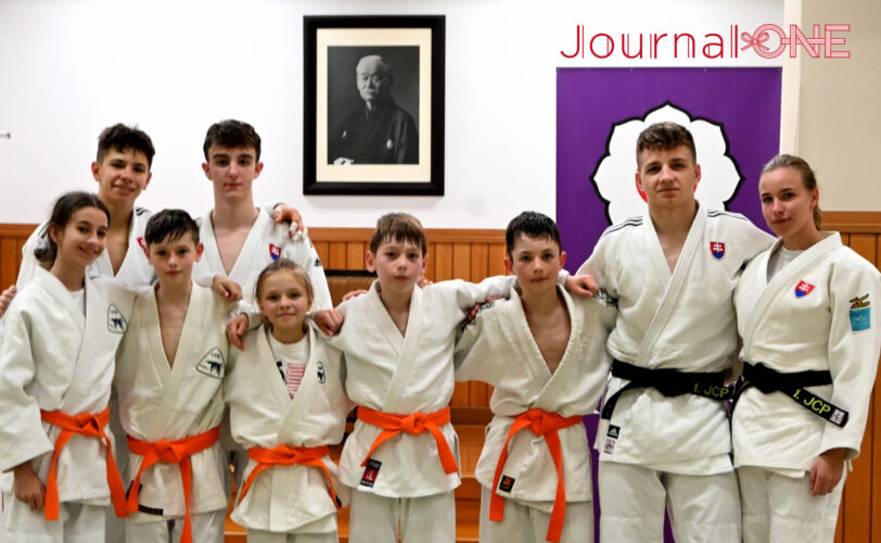 Guys from Slovakia who just finished doing randori at Kodokan in Japan- Photo by Journal-ONE