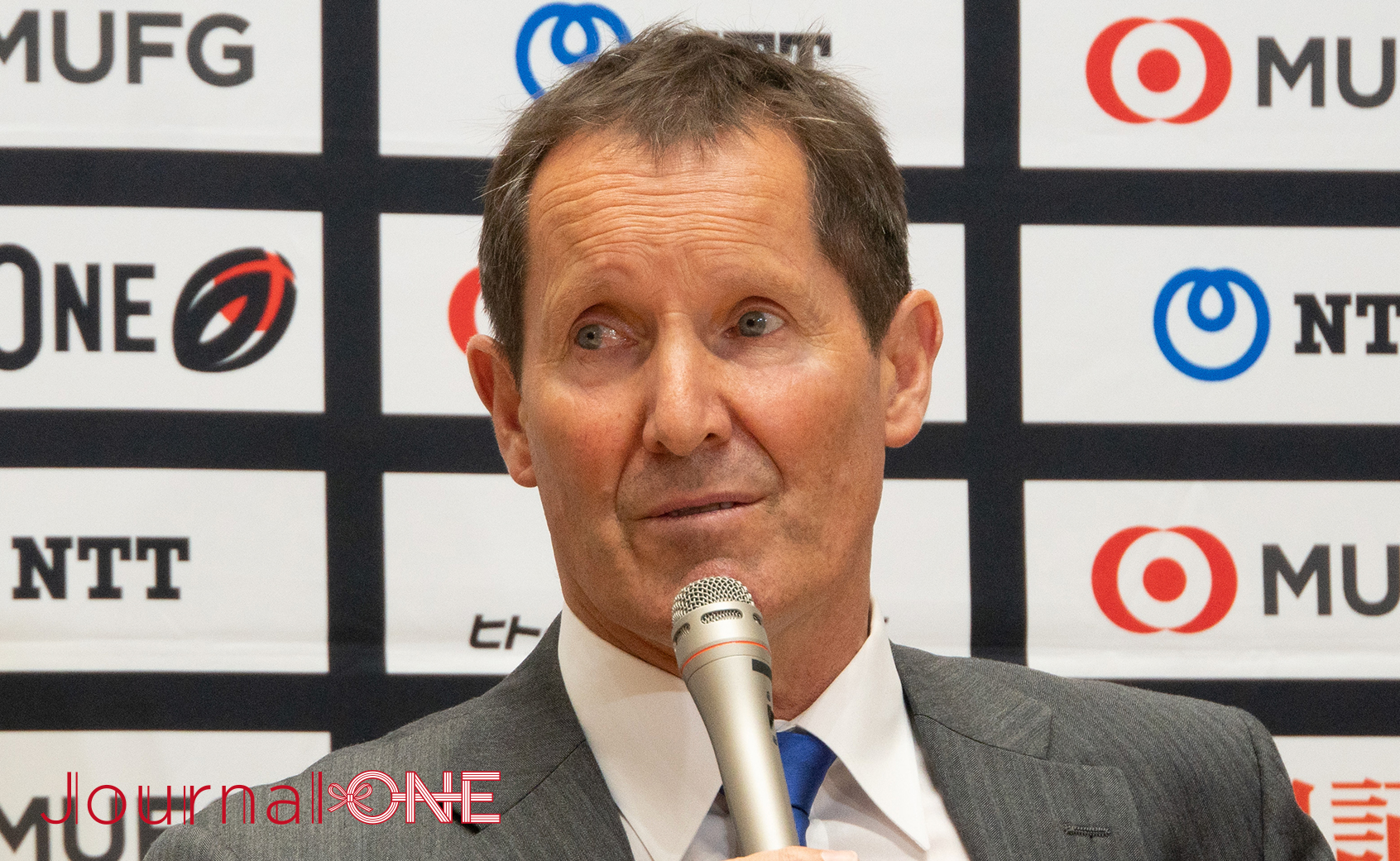 Japan Rugby League One final match,Wild Knights’ director Robbie Deans brought a laugh to the interviewers by saying, “I don’t want to reflect on today’s game. Do I have to?”; Photo by Journal-ONE
